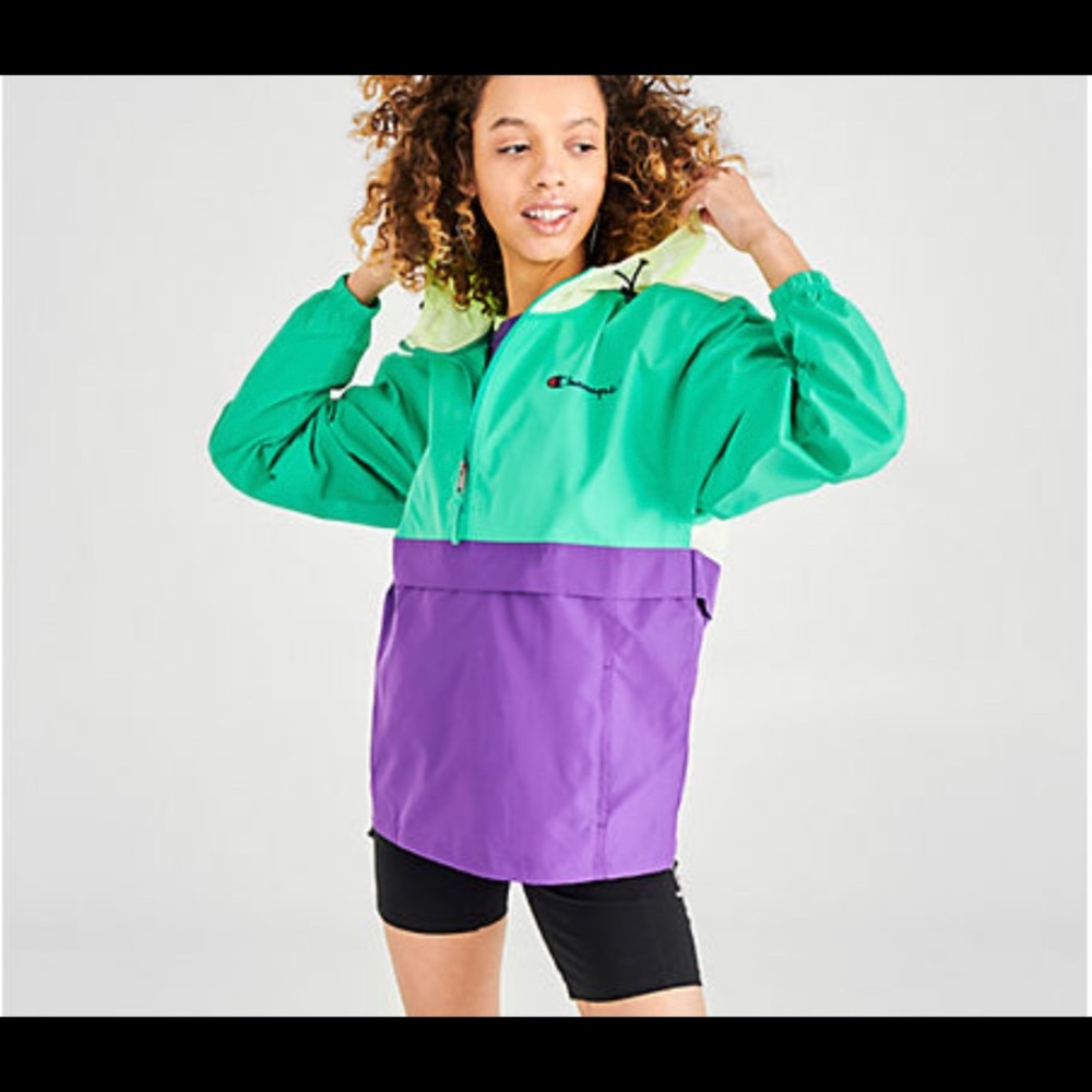 Packable champion windbreaker